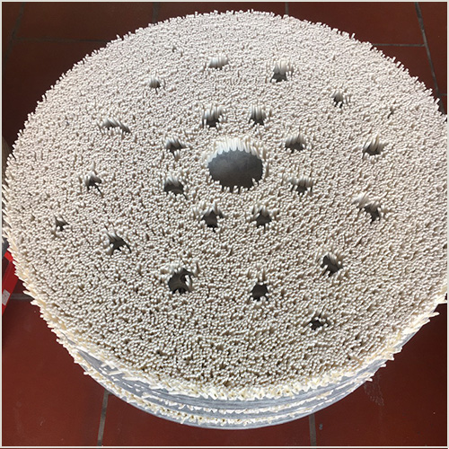 Glass polishing brush